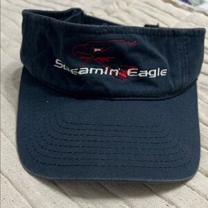 Screamin' Eagle Navy Blue Visor